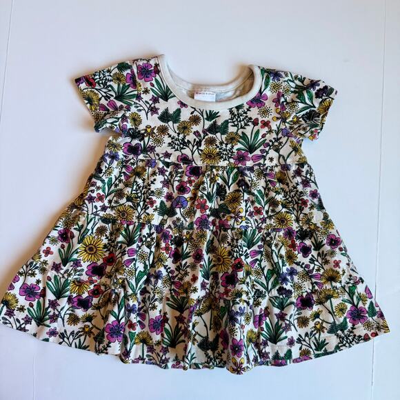 Hanna Andersson Wildflower Twirl Power Dress 80cm 18-24m - Picture 2 of 7